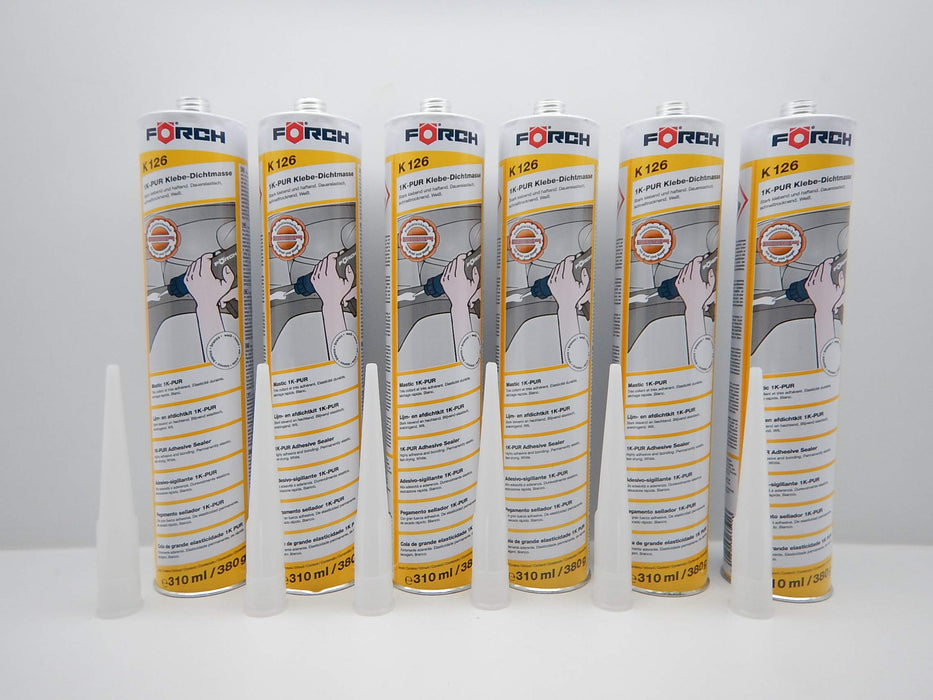 Mastic Colle pour appui de fenêtre - Mastic 1K-PUR blanc K 126