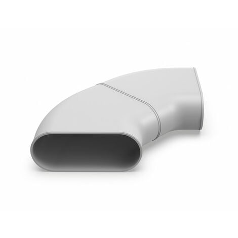 DucoFlex coude 90°/45° horizontal pour conduit ovale rigide
