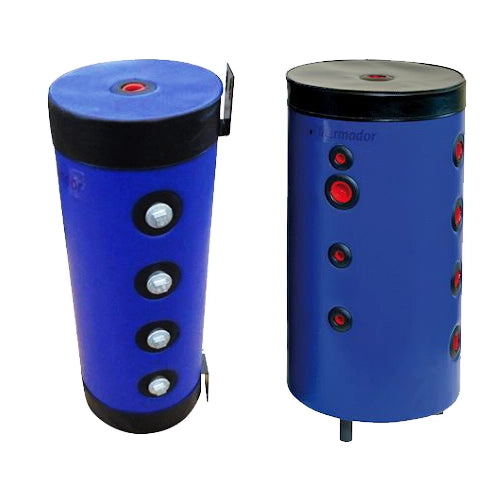 Bouteille de Mélange - Ballon tampon jaquette skaï bleu
