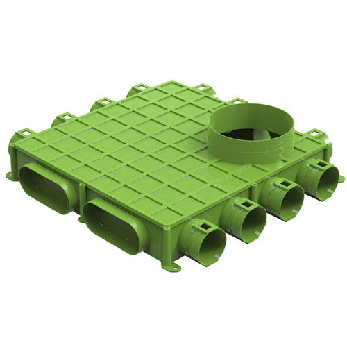 DucoFlex caisson de distribution (sol) 12 x 63 – 2 x conduit oval