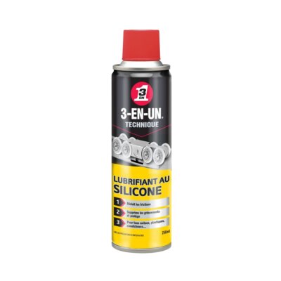 Lubrifiant silicone pour conduit - Spray 500 ML