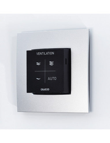 Capteur CO2 RF/câblé noir Silent FR, Hygro Plus & Energy
