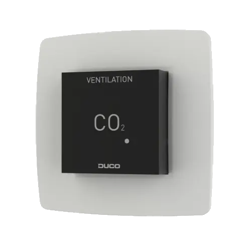 Capteur CO2 sans commande RF/câblé noir Silent FR, Hygro Plus & Energy